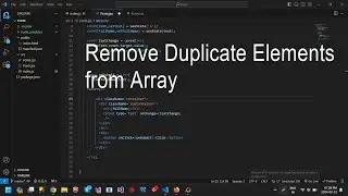 Java Program to Remove Duplicate Element in an array