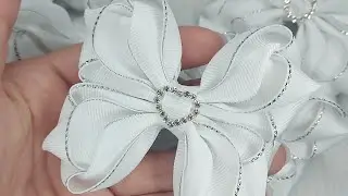 Придумала классные бантики.Бантики из репсовой ленты . Tutorial Bows . Diy Bow. Diy bows. Tutorials