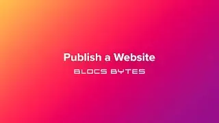 How to Publish a Website