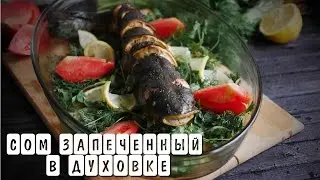 Сом запеченный в духовке