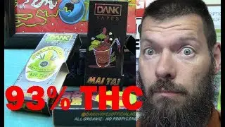 Dank Vapes MAI TAI 93% THC Cannabis Oil Cartridge