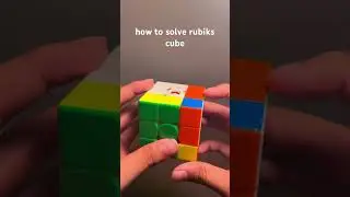 how to solve rubiks cube with 2 moves