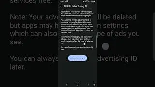How to Delete Google Advertising ID from Your Phone? #advertisingID #google