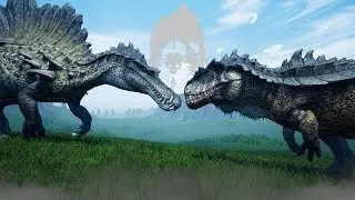 The Isle HYPO SPINO TRAMPLE OP/HYPO SPINO VS HYPO GIGA/PUE VS HYPO REX/HYPO SPINO -Gameplay