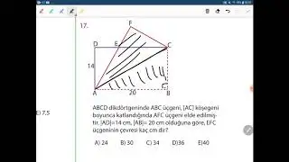 Dikdortgen Katlama Soruları 1