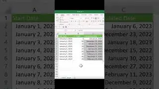 Calculate date by day in Excel easily