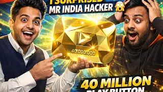 Making a customize play button for @MRINDIANHACKER on #40million #subscribers very crazy video 🫠