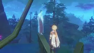 Genshin Impact - Kazari quest third mysterious shadow location