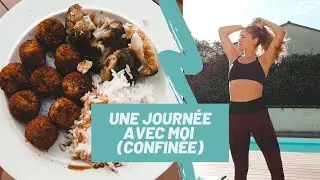 VLOG UNE JOURNÉE AVEC MOI EN CONFINEMENT (routine sportive et études)