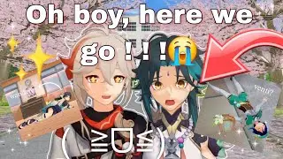 After school with the Anemo Boys (6REEZE)✩ ₊♡📷❤️‍🩹🍦🍀 