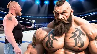 WWE - Brock Lesnar vs Zangief | Iron Man Match 2025 | WWE Mar 28, 2025
