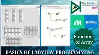 LabVIEW Tutorial | Functions of Array | Part3 | Basics of LabVIEW Programming