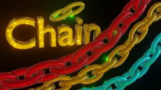 Make a Chain in Blender (Procedural) under 3 minutes in Hindi