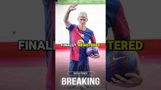 Dani Olmo Is Finally Registered!✅🔴🔵 #barcelona #shorts #youtubeshorts