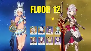 C0 Mualani Burn Vape & Noelle Kachina Triple Geo | Genshin Impact 4.8 Spiral Abyss Floor 12