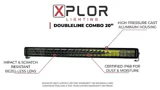 Go Rhino XPLOR Lighting - 20" DOUBLELINE COMBO Light Bar