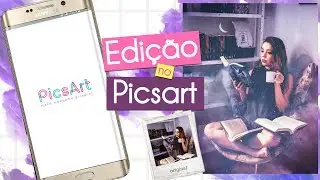 Como editar foto no PicsArt - Edição Galaxy fácil e rápido ♥