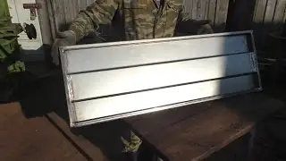 Сварка бортов легкового прицепа (самодельный прицеп) 