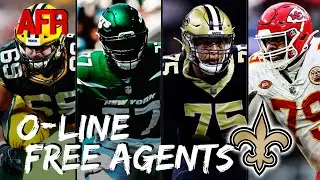 4 Free Agent OL Saints Should Target | Why New Orleans MUST ADD O-Line Depth
