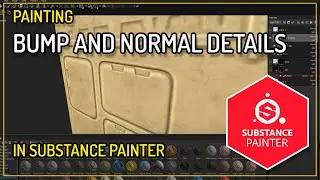 Substance Painter: Paint Normal/Bump Detail on a low poly model