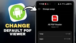 How To Change Default PDF Viewer On Android in SECONDS!