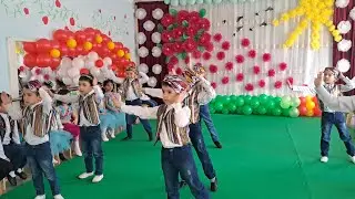 O'g'il bolalar ijrosida Do'ppi raqsi. Toshkent shahar Uchtepa tumani 411-DMTT