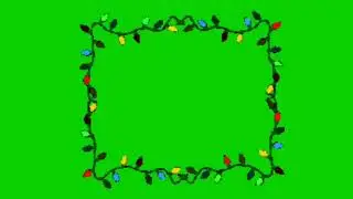Bulb Light Frame Green Screen | Free to Use |