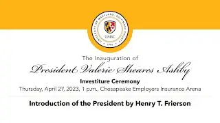 Introduction of the President by Henry T. Frierson