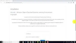Installation de la plateforme moodle en local