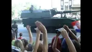 Croatian army military parade in 2015
