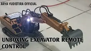 Unboxing Excavator Mini Remote Control