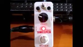 Pedal Sweeper Bass Mooer - teste com baixo