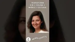 AGE Change Kid to Young to Middle to Old Age MORPH EFFECTS Animation Corner Liquefy Metamorphosis