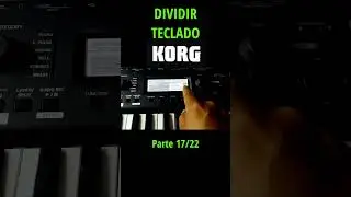 Dividir Teclado Korg - P17 #piano #korg #tecladistas #musicos #keyboard #musica