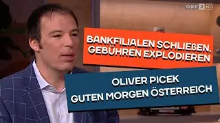 Banken: Höhere Gebühren aber immer weniger Filialen. Oliver Picek auf ORF 2.