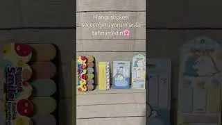 Hangi stickerı seçeceğimi yorumlarda tahmin edin🌸 | kimler doğru bildi?