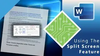Split Screen Editing in MICROSOFT WORD