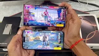 iPhone 16 pro max⚡️vs Samsung S24 Ultra 😈free fire gameplay test Settings ⚙️ hud+control