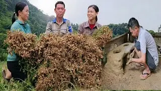Ut Tran made a beautiful stone stove for Binh.