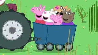 Peppa Pig Goes For A Tractor Ride 🐷 🚜 Adventures With Peppa