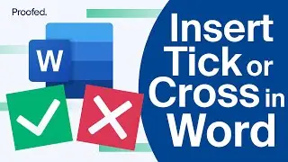 Insert a Check or Cross in MS Word for Mac