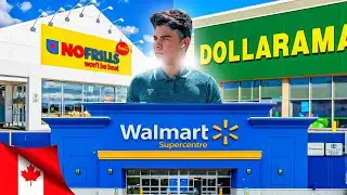 MELHORES MERCADOS DO CANADÁ!!! 🇨🇦 (WALMART, NO FREELS, DOLLARAMA) 😂