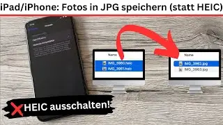 iPad/iPhone 🤳🏻 Save photos in JPG (instead of HEIC)