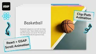 React + GSAP ScrollTrigger: Stacked Cards on Scroll Effect 