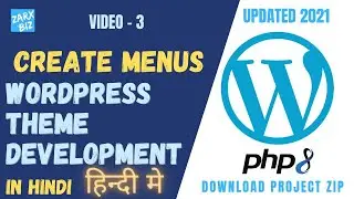 #3 Create custom menu in wordpress in hindi WordPress in hindi Easiest way 2021