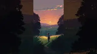 Which illustrated picture gives you the vibe? #aesthetic #calmvibes #vibes #nature #newaesthetic