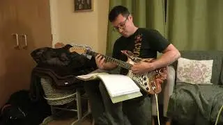 Sunshine Of Your Love Hendrix Lulu 1969 cover by Andrew Snowden with Jimi Hendrix carved guitar rare