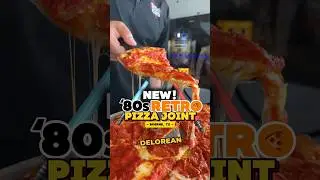 🍕NEW! Grab pics with #80s movie icons and devour brick-oven #pizza in a galaxy up the road from SA!