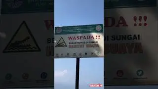 Di pantai ini ada buaya nya #shorts #minivlog #anakdesa