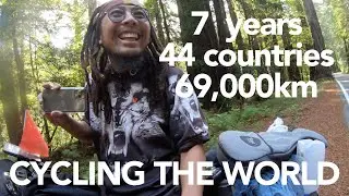 Chinese guy cycling around the world for 7 years -  44 countries